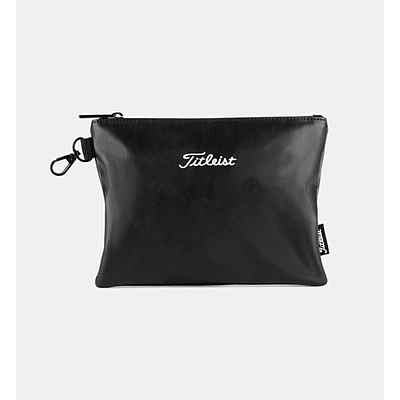 ZIPPERED POUCH BLACK