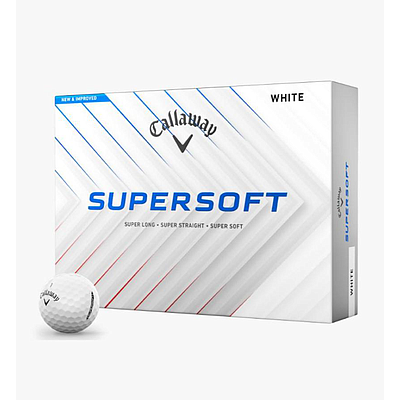 WHITE- SUPERSOFT GOLF BALLS