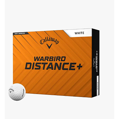 WARBIRD DISTANCE+ GOLF BALLS WHITE