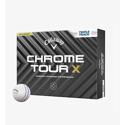 CHROME TOUR X TRIPLE TRACK GOLF BALLS