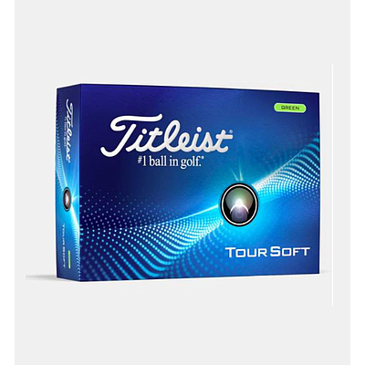 TOUR SOFT GREEN GOLF BALLS 