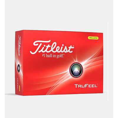 TRUFEEL YELLOW GOLF BALLS 