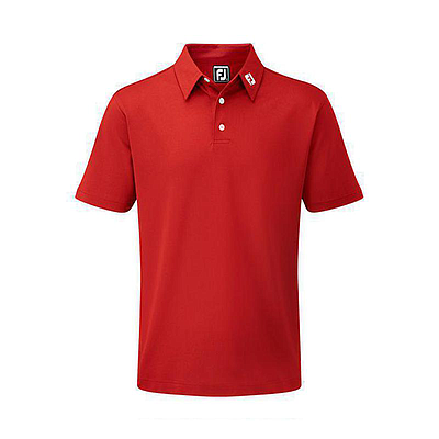 FJ STRETCH PIQUE SOLID SHIRT ATHLETIC FIT RED