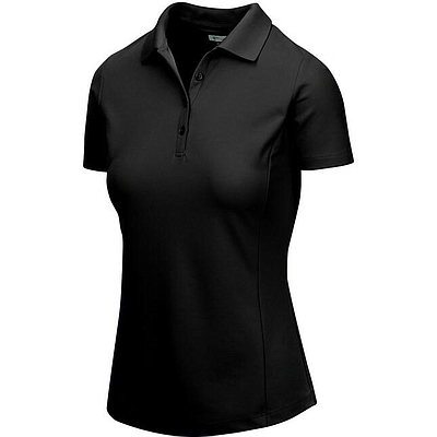 MICRO PIQUE LADIES PERF POLO BLACK