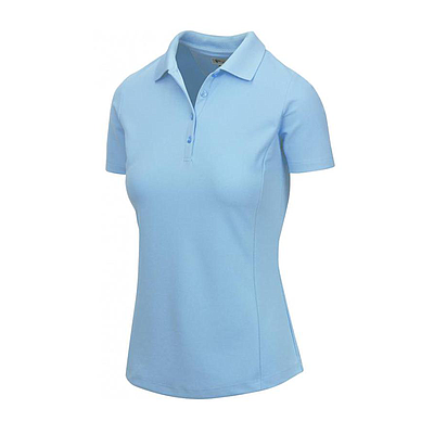 MICRO PIQUE LADIES PERF POLO SKY BLUE