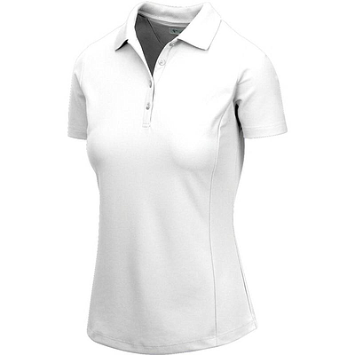 MICRO PIQUE LADIES PERF POLO WHITE